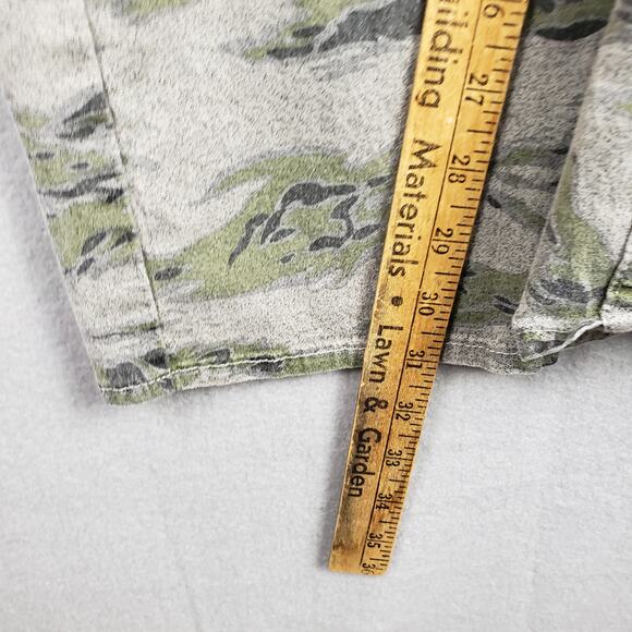 Hurley Men's Size 34 Urban Camoflauge Slim Jeans Green Camo Urban Grunge Alt - Picture 6 of 11